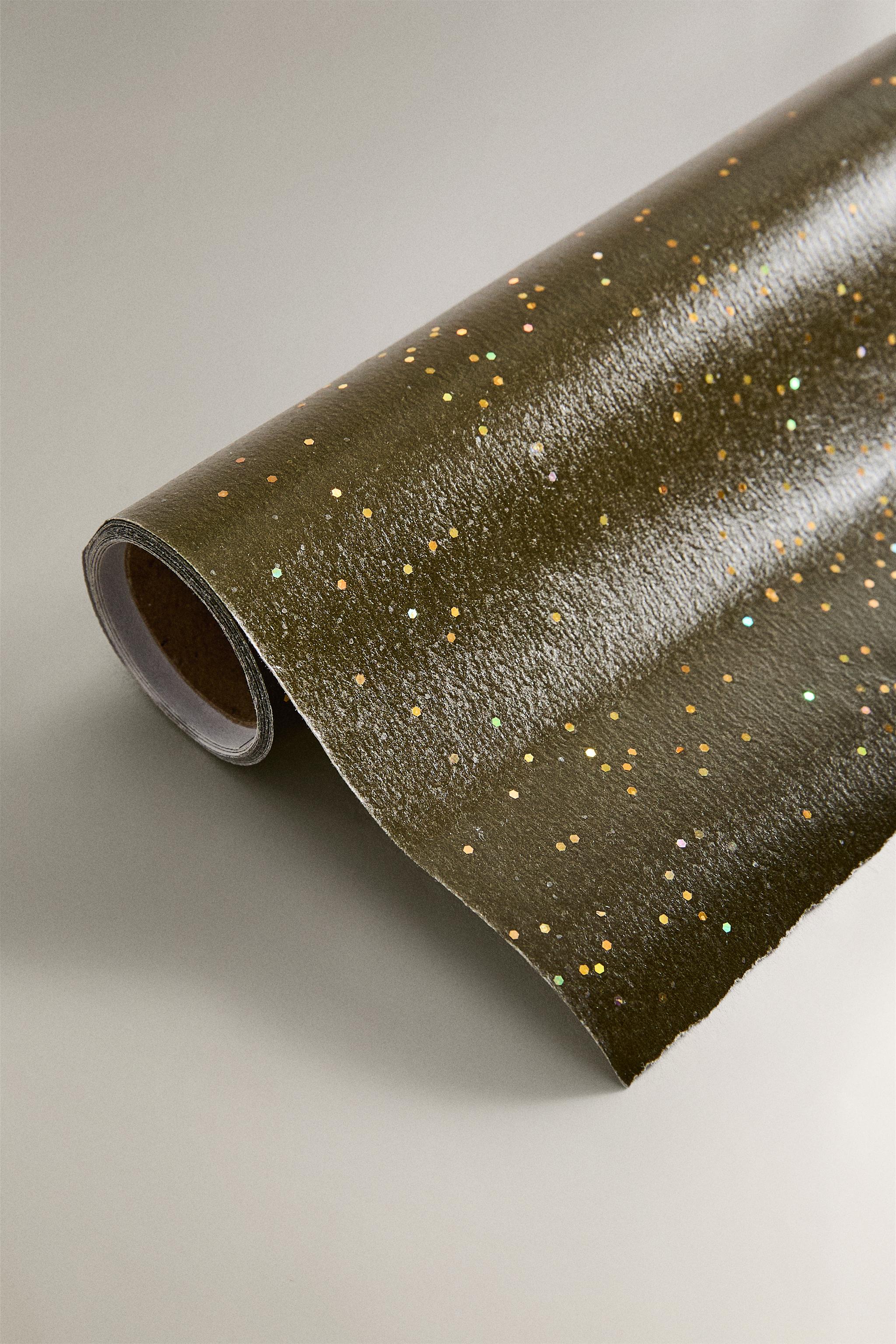 GLITTER CHRISTMAS WRAPPING PAPER